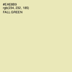 #EAE8B9 - Fall Green Color Image